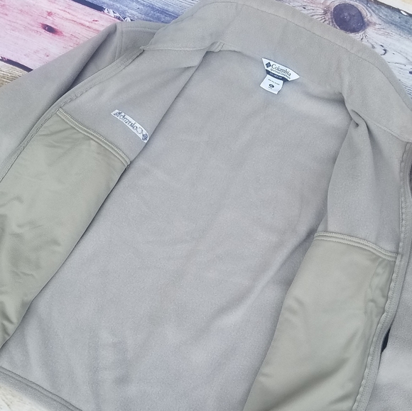 Men's Columbia Fleece Zip Up Jacket - Picture 4 of 6